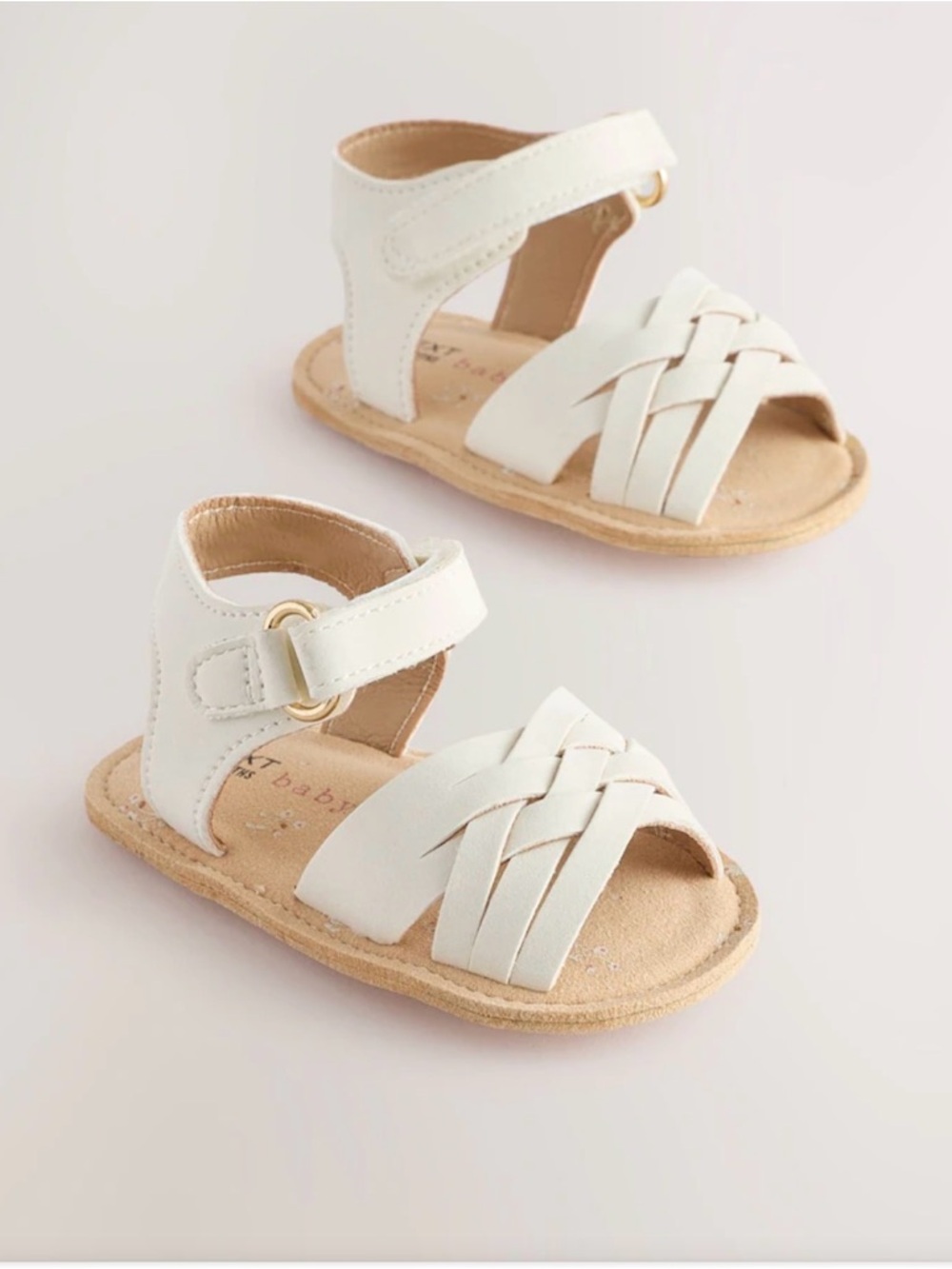 Next White Fisherman Toddler Sandals